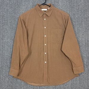 Turnbury Shirt Mens XL 35 Brown Corduroy Long Sleeve Casual Button Up Normcore